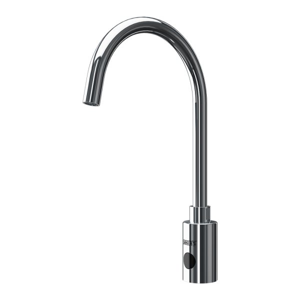 Washbasin elongated tap for cold and hot water, 6 V