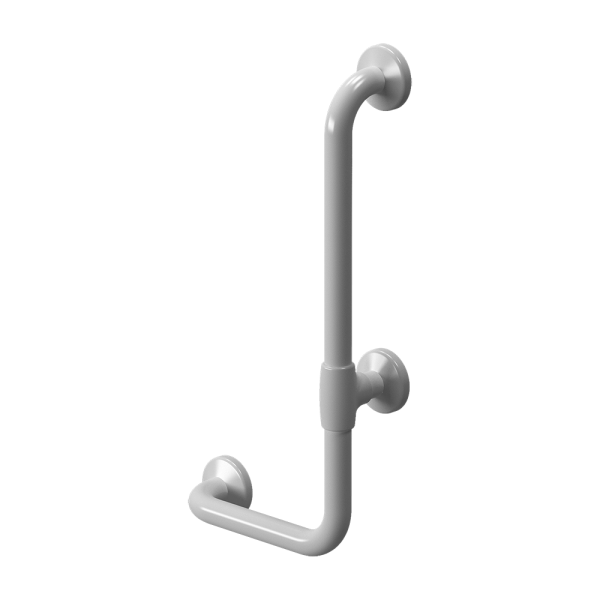 Vinyl bath grab bar fixed, right, dimensions 350 x 660 mm