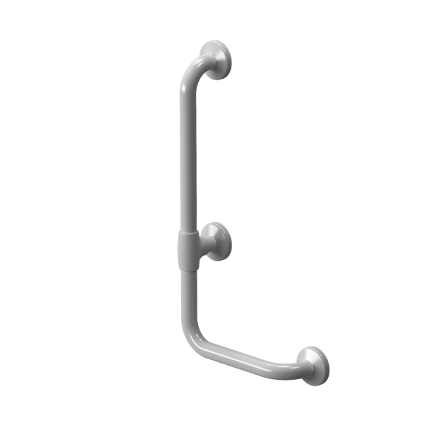 Vinyl bath grab bar fixed, left, dimensions 350 x 660 mm