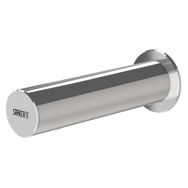 Wall-mounted tap for cold or premixed water, chrome, 6 V