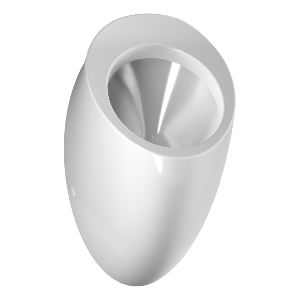 Urinal Alessi with a radar flushing unit and integrated power supply, 230 V AC