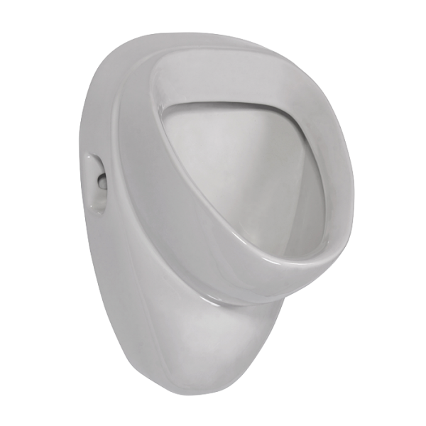 Urinal Roca Zoom with a radar flushing unit and integrated power supply, 230 V AC