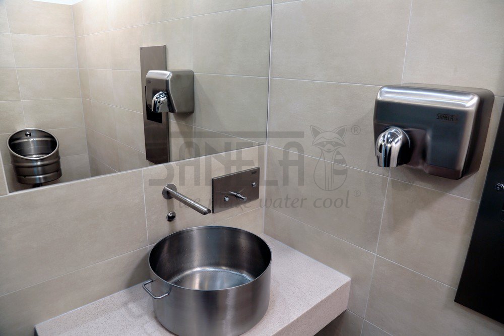Heavy Duty Stainless Steel Electric Hand Dryer Wall Mounted CO-Z Automatic Hand Dryer Silver 1800W Dull Polished Silver 22000r/H High Speed and Low Noise 70DB Hand Dryer for Toilets Commercial Heavy Duty Stainless Steel Electric Hand Dryer Wall Mounted CO-Z Automatic Hand Dryer Silver 1800W Dull Polished Silver 22000r/H High Speed and Low Noise 70DB Hand Dryer for Toilets Commercial